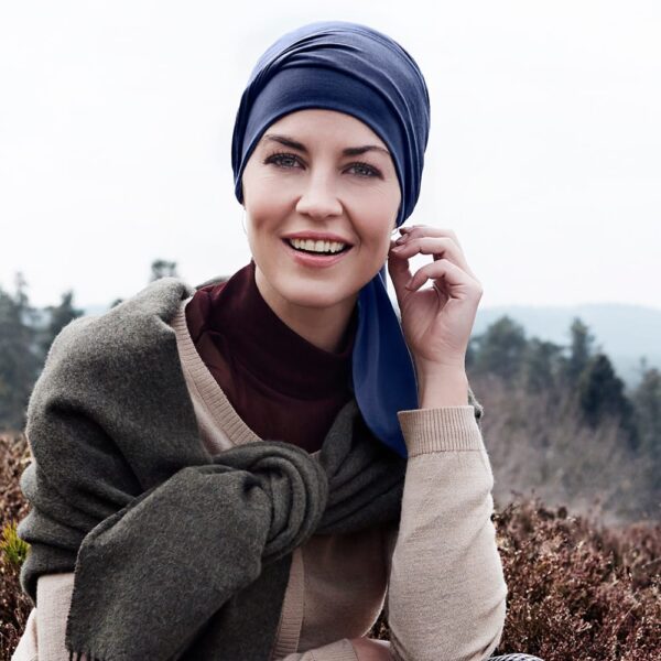 Štýlový pohodlnný turban, šatka na hlavu po chemoterapii pre onkologických pacientov - taktrochainak.sk