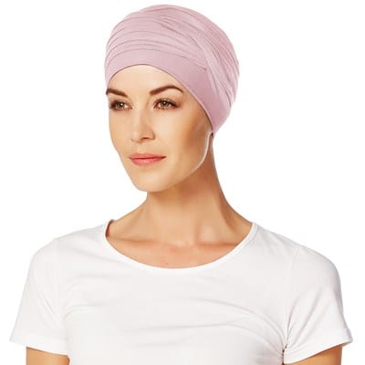 Štýlový pohodlnný turban, šatka na hlavu po chemoterapii pre onkologických pacientov shanti rose - taktrochainak.sk