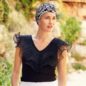 Klobúk, čiapka, turban po chemoterapii, keď žena príde o vlasy - taktrochainak.sk