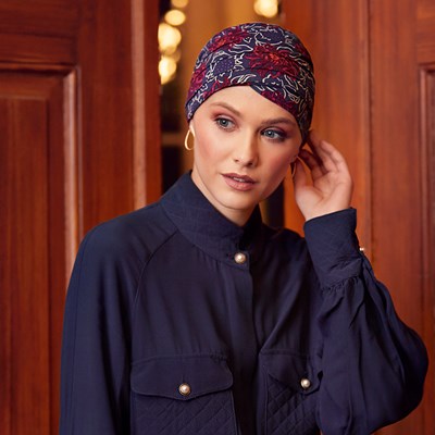 Onkočiapka, turban pre ženy po chemoterapiii, model Yoga1 - taktrochainak.sk