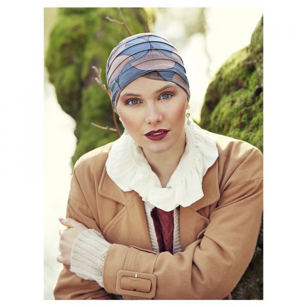 Onkočiapka, turban po chemoterapii, model Yoga Autumn - taktrochainak.sk